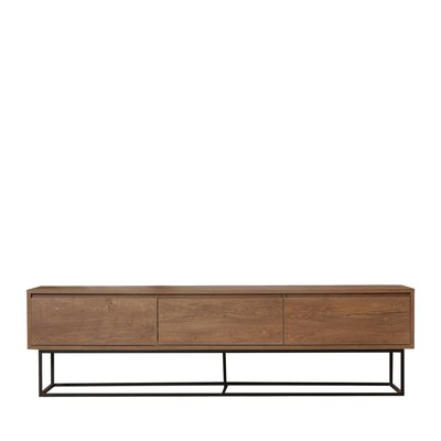 Meuble TV 3 tiroirs en bois et métal L180cm- ROA DRAWER