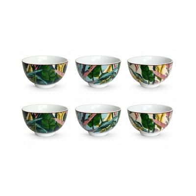 Lot de 6 petits bols, BORNEO ARTIME