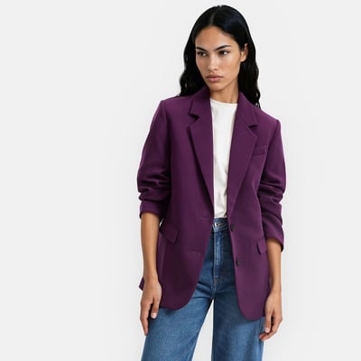 Blazer monopetto dal taglio dritto LA REDOUTE COLLECTIONS