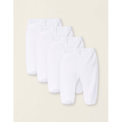 Pack 4 Pantalons en Coton avec Pieds ZIPPY