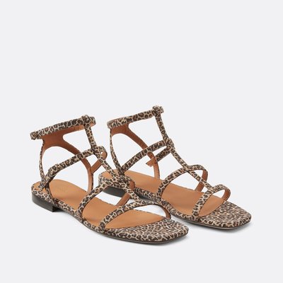 Sandales spartiates en cuir n° 210 RIVECOUR
