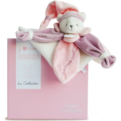 Coffret doudou pÃ©tale J'aime mon doudou ours DOUDOU ET COMPAGNIE