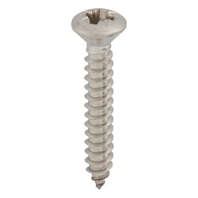 Sachet De 8 Vis Tôle Tête Fraisée Inox A4 3,9x25 Mm ESSENTIELS DU BHV