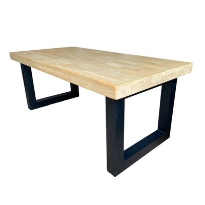 Table basse relevable en bois et acier - MATIKA MATHI DESIGN