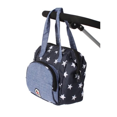 Sac à langer pour poupées Bleu marine étoiles BAYER CHIC 2000