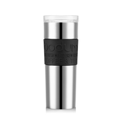 Bodum 0.45 L Strawberry TRAVEL MUG Mug de voyage isotherme en inox double paroi BODUM