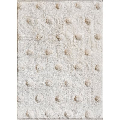 Tapis salon enfants lavable en coton à pois  KIDS BIG DOTS THE DECO FACTORY