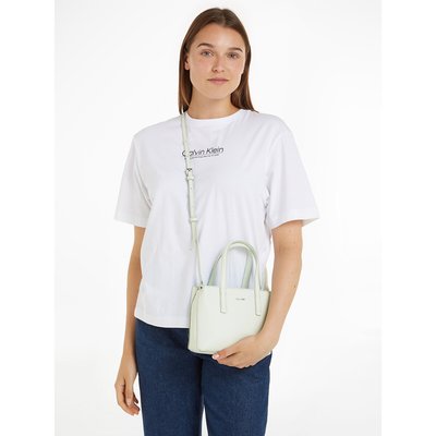 Bolso con asas dobles, cremallera y bandolera CALVIN KLEIN