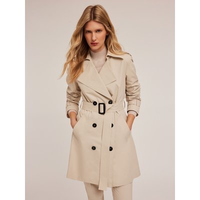 Trench en tissu technique de coton mélangé avec doublure intérieure MOTIVI