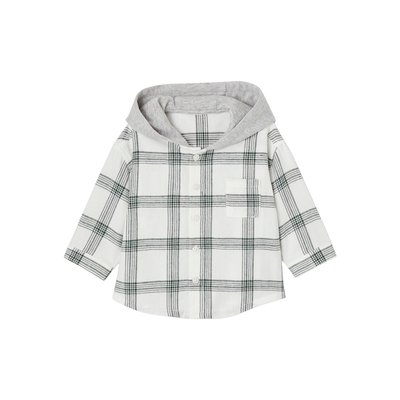 Chemise à capuche à carreaux VERTBAUDET