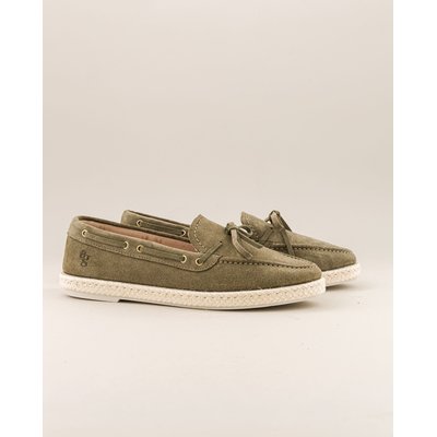 Mocassin bateau femme cuir beige BETTY ANGARDE