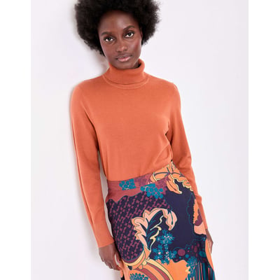 Pull maille col roulé uni BHOLA LA FIANCÉE