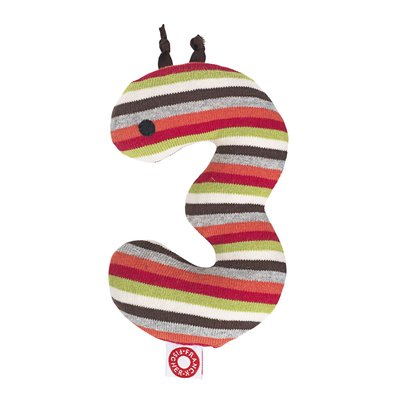 Chiffre 3, jouet en tissu FRANCK FISCHER