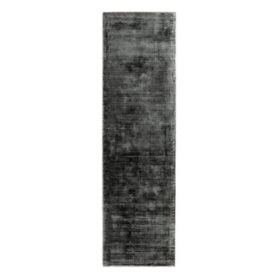 Distressed Hand Woven Viscose Runner Rug - 240x66cm SO'HOME
