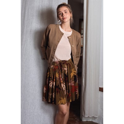Jupe courte patineuse, imprimée MOLLY BRACKEN