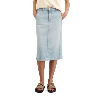 Jupe en jean regular en coton-lyocell stretch MARC O'POLO