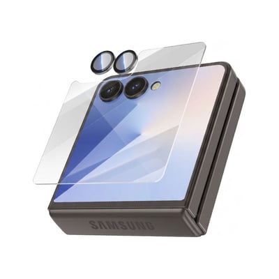 Protège écran Samsung galaxy Z Flip 7 verre + lentille FORCE GLASS