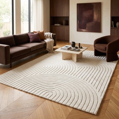 Tapis doux à relief moderne graphique  DESIGN GEO THE DECO FACTORY