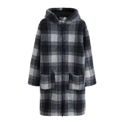 Robe de chambre zippé en peau lainée NEXT