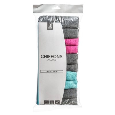 10 chiffons microfibre 5FIVE SIMPLY SMART