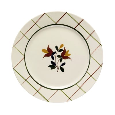Asiette plate motif floral MADAM STOLTZ