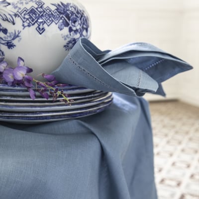 Serviette de table unie en lin, 170 gr/m², FLORENCE ALEXANDRE TURPAULT