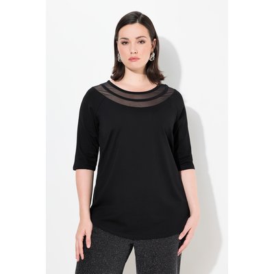 T-shirt, empiècement en mesh ULLA POPKEN