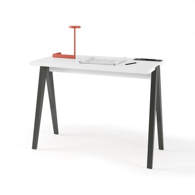 Bureau en mélamine et hêtre cérusée, Colmar HERDASA