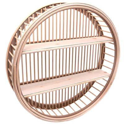 Etagère ronde en rotin Bali 46 cm JARDINDECO