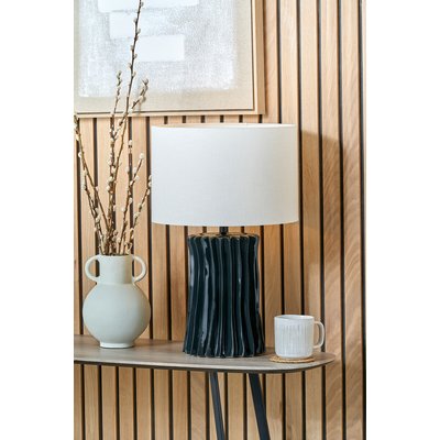Pleated Ceramic Table Lamp Base SO'HOME