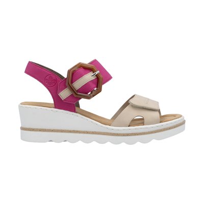 Sandales Compensée à Brides RIEKER