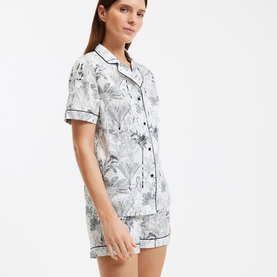 Pyjashort en satin de coton LA REDOUTE COLLECTIONS