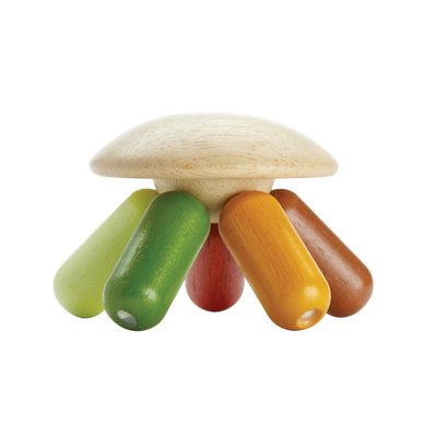 Hochet pieuvre couleurs végétales PLAN TOYS