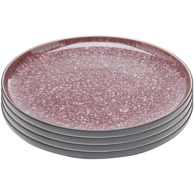 Lot de 6 assiettes plates en grès, ALISSA KARE DESIGN