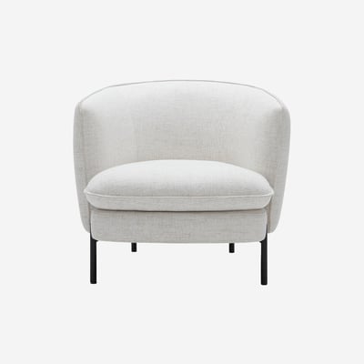Fauteuil droit lin JUSAN HABITAT