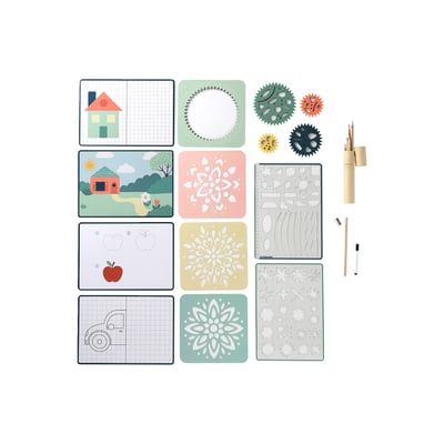 Boîte à dessins en bois FSC® VERTBAUDET