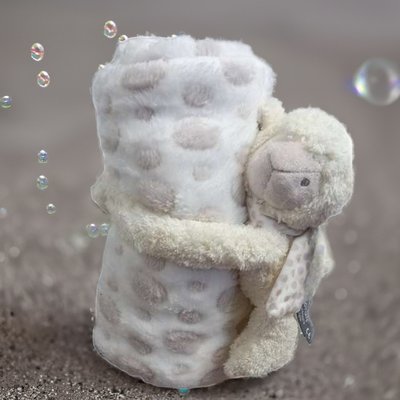Doudou mouton et plaid SUD ETOFFE