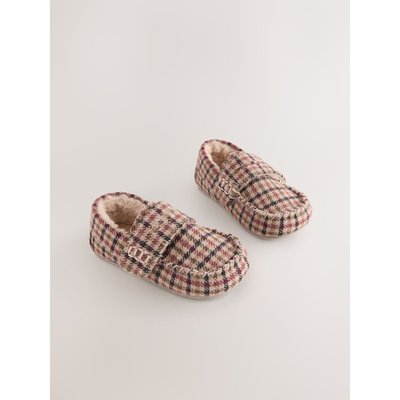 Chaussons style mocassins à scratch NEXT