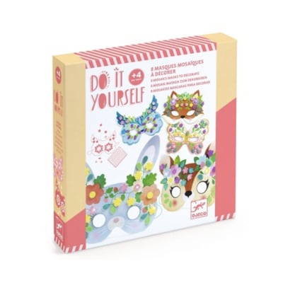 Kit creatif 8 masques - Animaux de la foret - DJECO