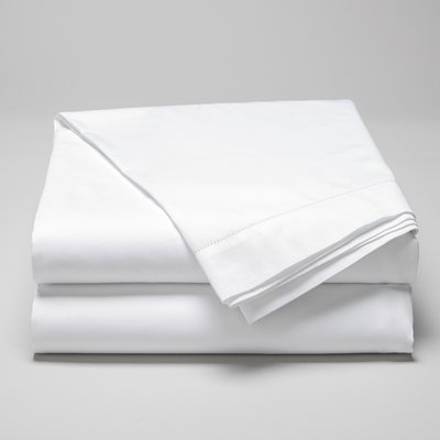 Drap plat satin de coton égyptien 120 fils - 300 tc LONDON COTTON & CO