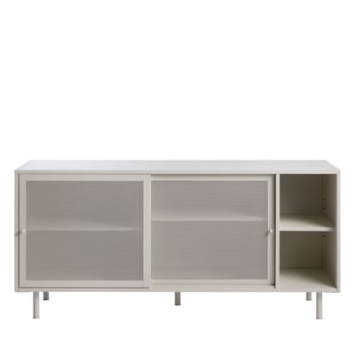 Buffet 2 portes, 2 niches en métal L160cm- KISO DRAWER
