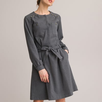 Robe Anne Weyburn Taille 42 Couleur Marron - Neuve Sans étiquettes, Matière Modal Et Polyester