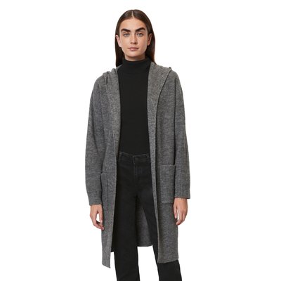 Cardigan avec capuche en doux mélange de laine vierge MARC O’POLO DENIM