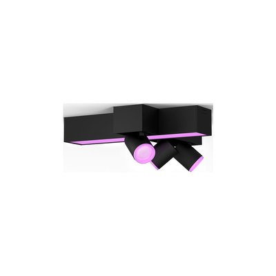 Plafonnier - Philips Hue - Centris Led - 3 Lumières - Cross Ceiling - Noir PHILIPS