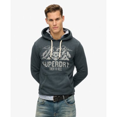 Sweat à capuche monochrome décontracté Lo-Fi Outdoor SUPERDRY