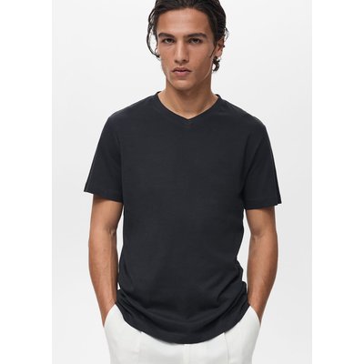T-shirt col en V MANGO MAN
