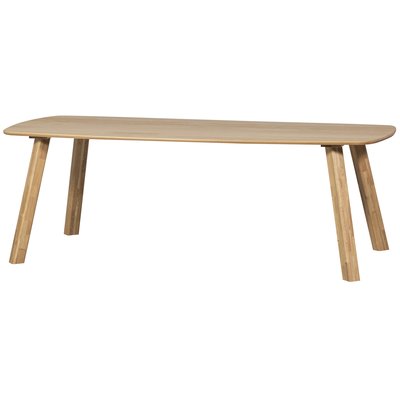 Table à manger en bois de chêne 6 personnes DEENS WOOOD