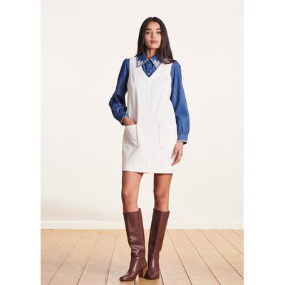 Robe courte chasuble en velours LA FEE MARABOUTEE