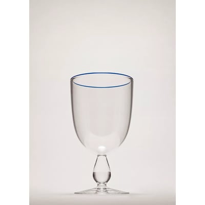 Verre à pied blau MANGO HOME