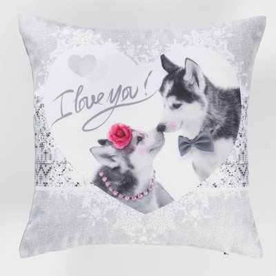 Housse de coussin Modele Dog AniLove DOUCEUR D'INTÉRIEUR